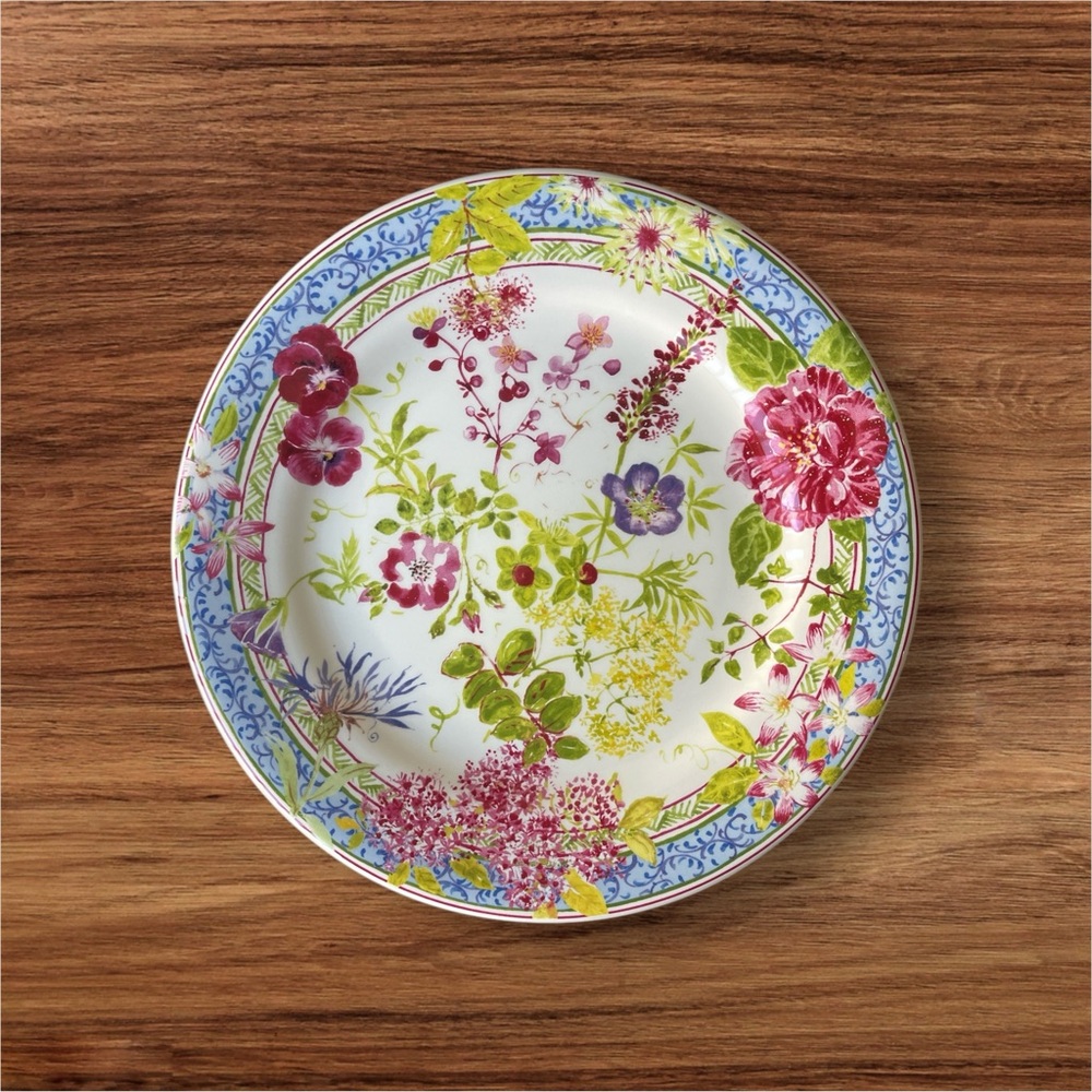 RARE!!! Gien Millefleurs Dessert/Salad Plate Set of 4